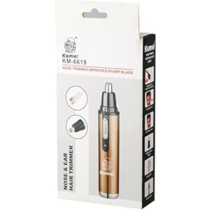 kemei km6619 nose eyebrow ear sideburns hair trimmerelectric nose hair clipper for women nose hair t 280.0